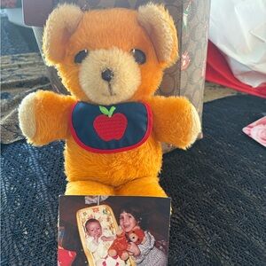 Not for sale! Sharing my childhood bear!!
